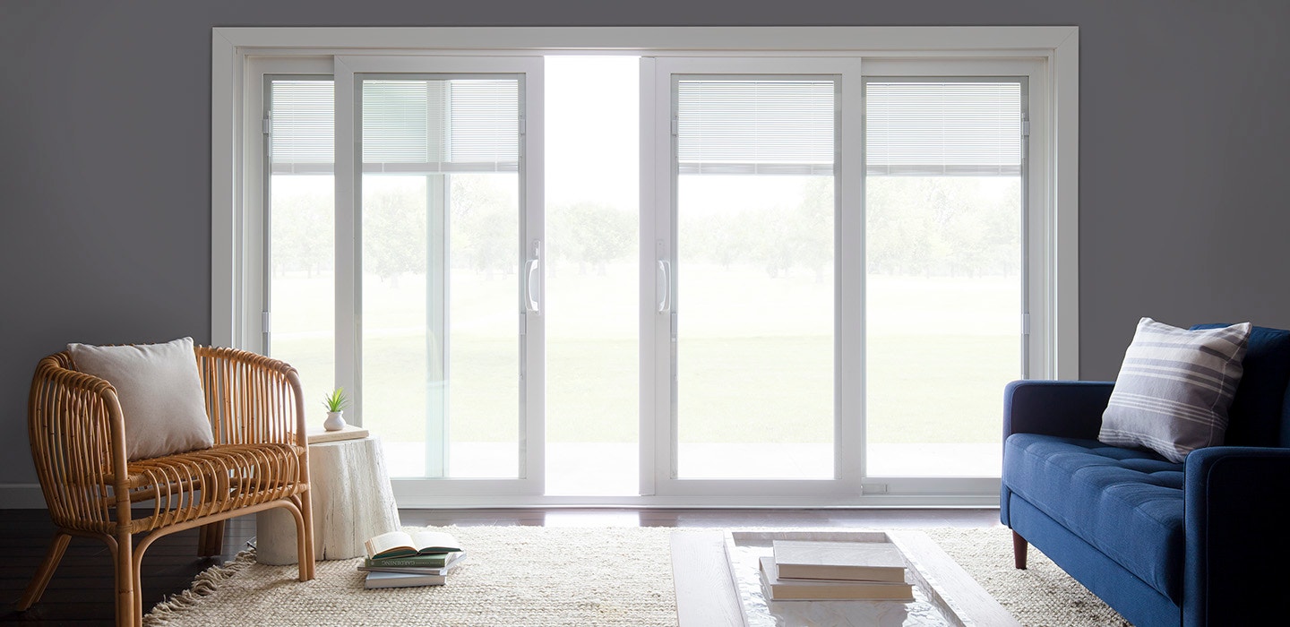 pella 250 series sliding doors four panel