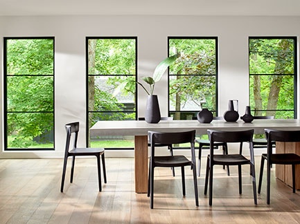 pella impervia windows over kitchen counter
