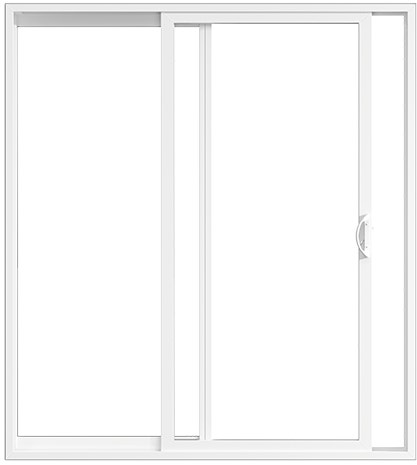 Encompass by Pella®  Vinyl 2-Panel Sliding Door