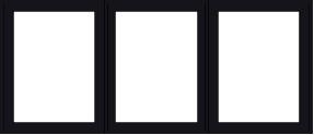 Pella® Impervia®  Fiberglass 3-Wide Casement