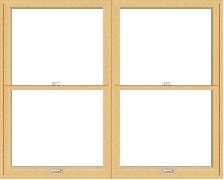 Pella® Lifestyle Series Wood 2-Wide Double-Hung