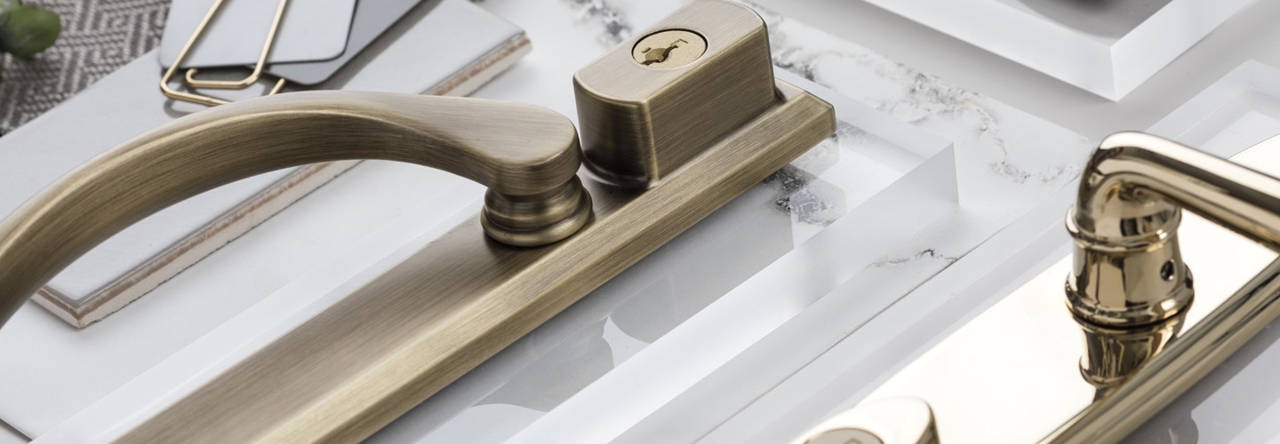 patio door features and options collection of hardware items