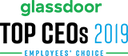 Top CEO award for 2019 by Glassdoor