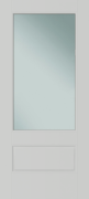 Pella® Fiberglass Entry Doors Fiberglass Flush Glazed 3/4 Light
